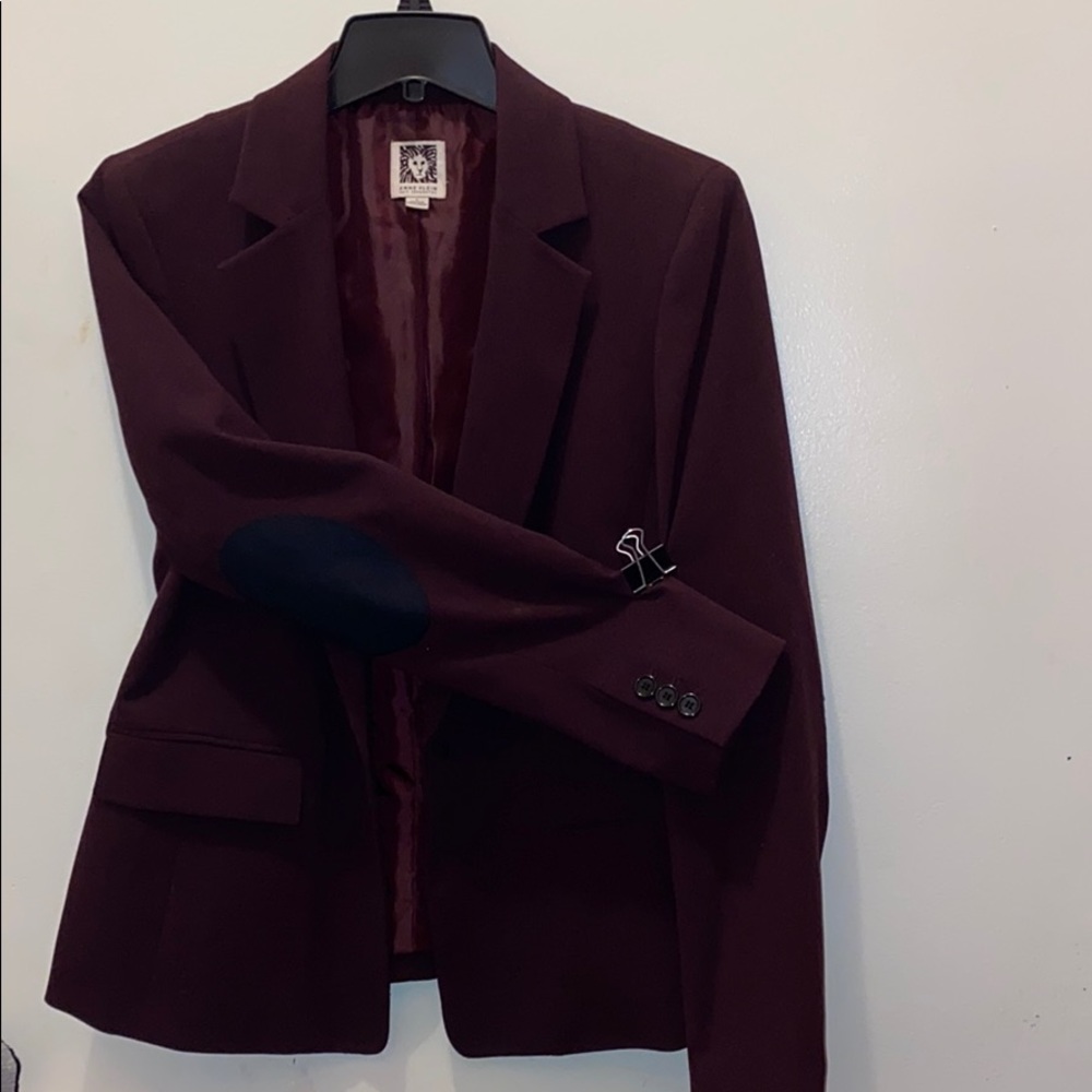 Anne Klein Blazer in Plum